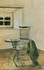 Writers chair by Andrew Wyeth